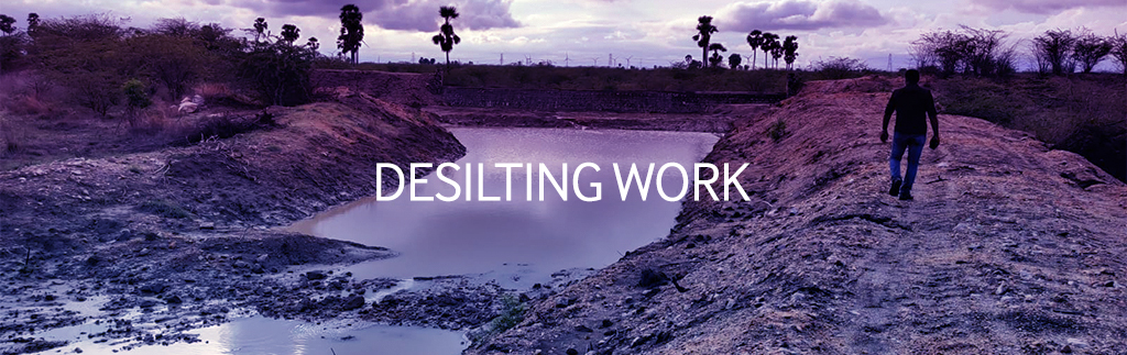 Desilting work