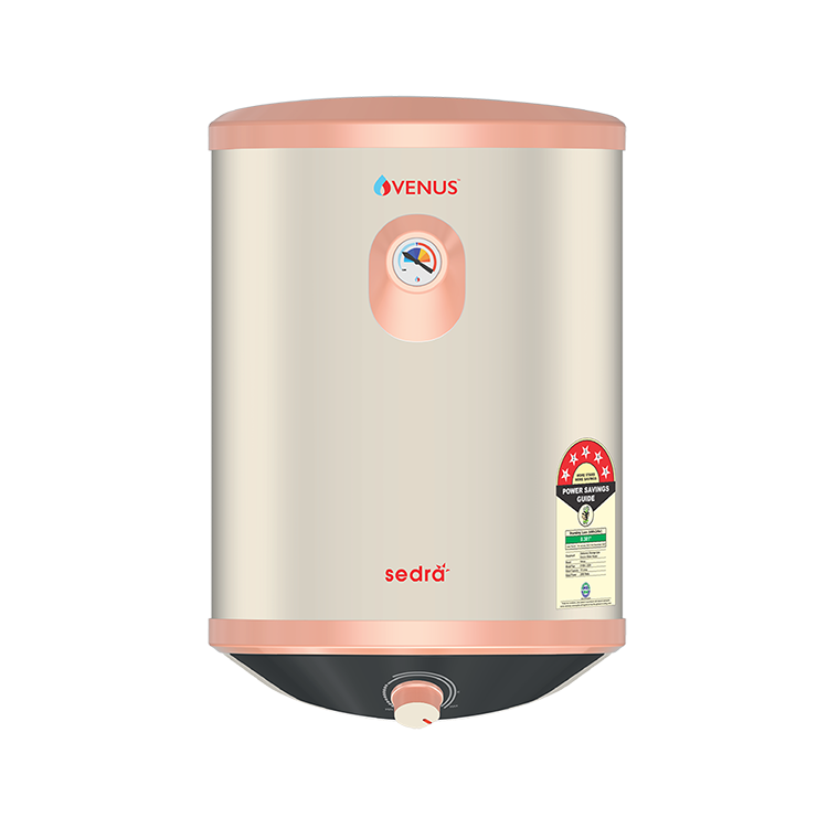 Venus-Sedra-25Litre-Storage-WaterHeater-5Star-Super-Heavy-Gauge-Copper-Heating-Element - 25-Litre