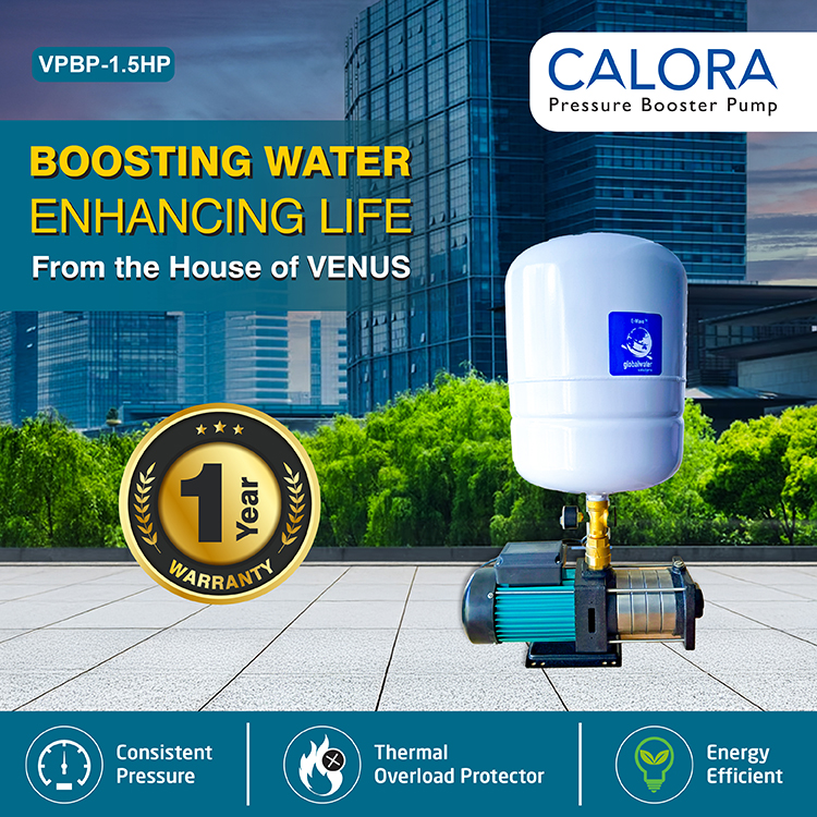 Venus Calora Pressure Booster Pump-VPBP-1.5HP