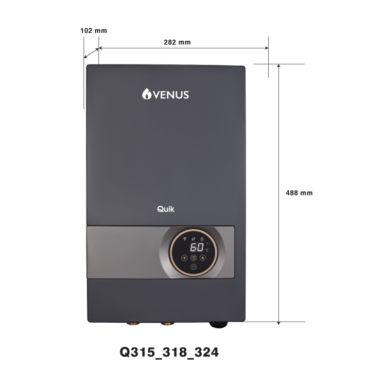 Quik Tankless Q315, Q318, Q324 Water Heater