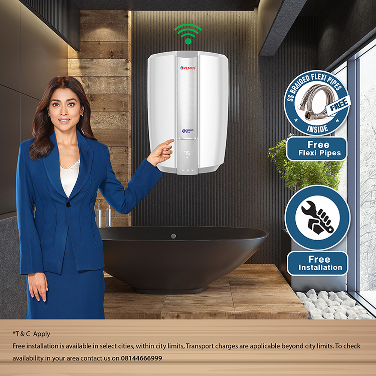 Venus Splash Pro IoT 15-Litre Storage Water Heater (Geyser)
