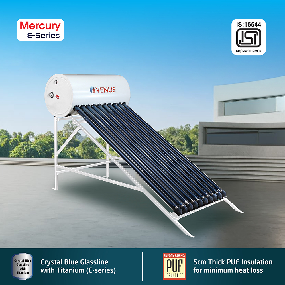 Mercury Domestic E-Series Solar Water Heater